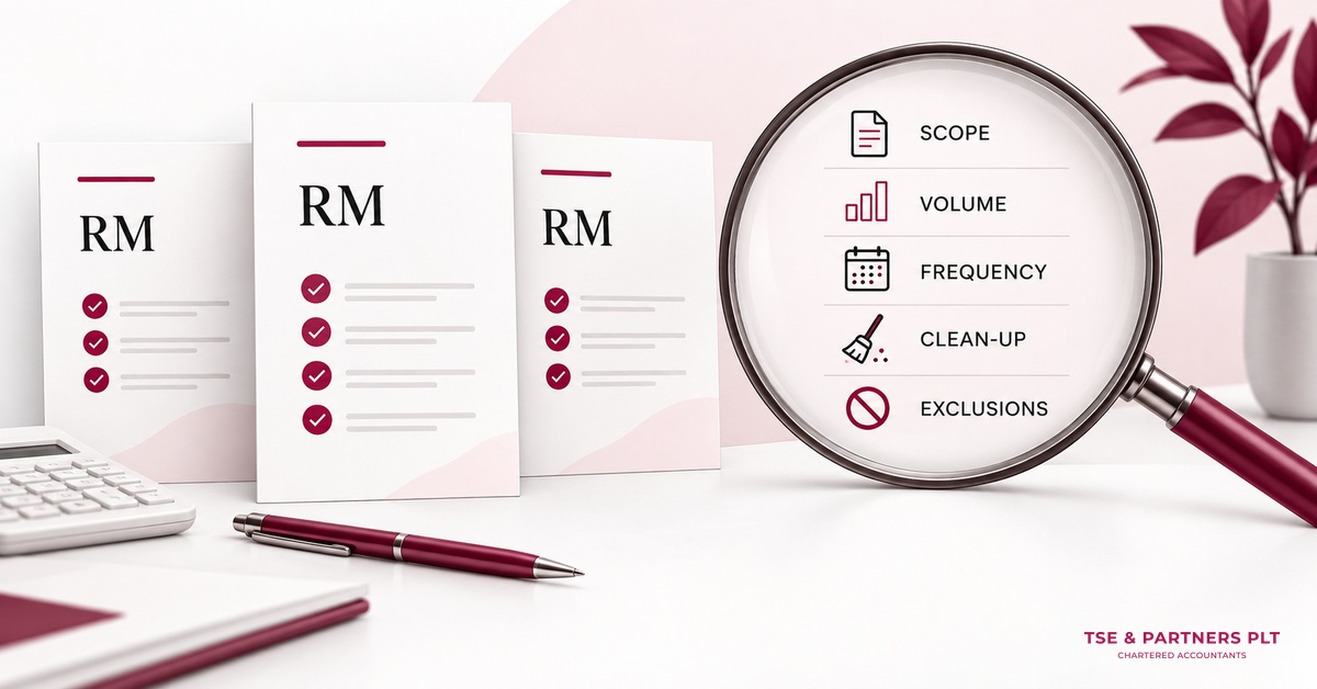 Accounting services Malaysia fees compared through scope, volume, and reporting needs.